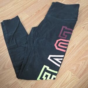 PINK Victoria's Secret Black Yoga Leggings